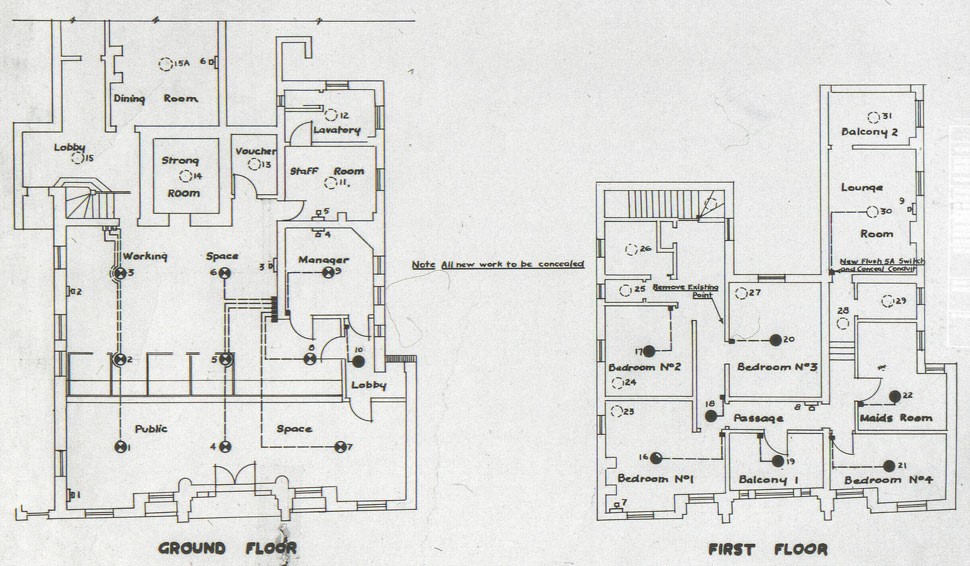 Plans of Commonwealth Bank premises at 259 Oxford Street, 1940Source: Commonwealth Bank Archives.